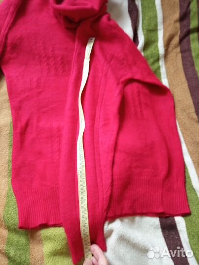 Свитер из ангоры размер 46-48, замеры на фото