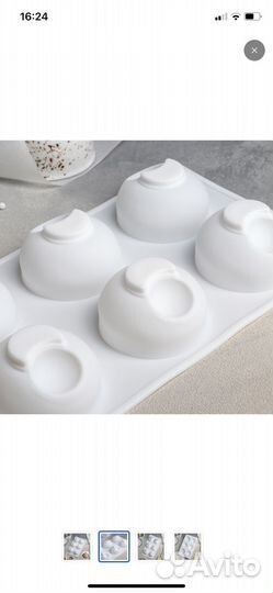 Силиконовые формочки для муссового десерта