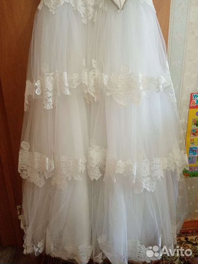 Свадебное платье пышное