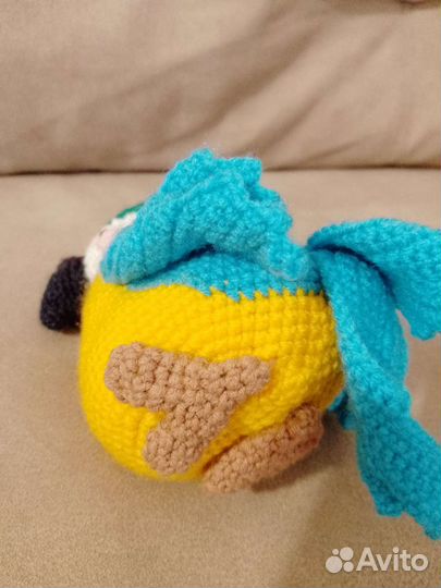 Попугай ара ручная работа, 14 см