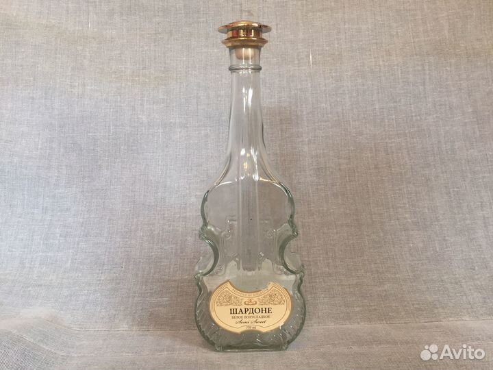 Бутыль фигурная 'Скрипка-Шардоне' 0,75 л