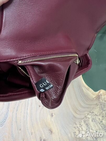 Сумка Gucci бордовая