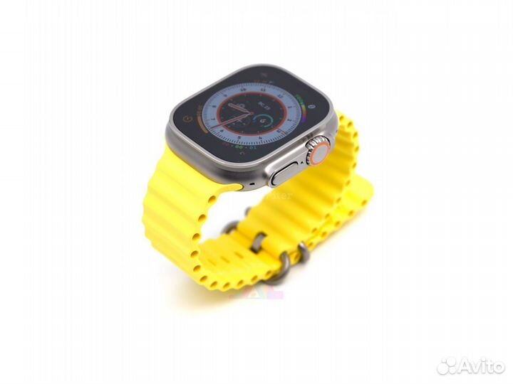 Watch Ultra 49 мм Titanium Case with Yellow Ocean