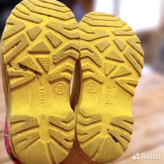 Резиновые сапоги 27 р, съемный сапожок