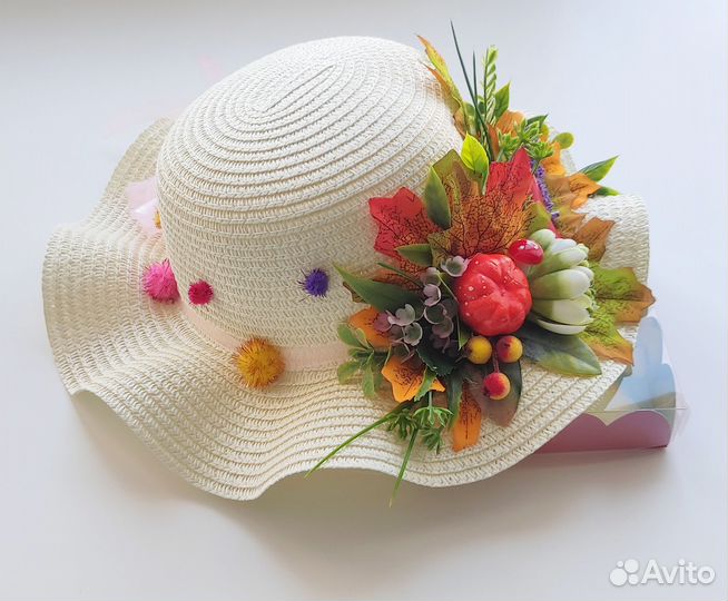 Шляпка день осени. Карнавальный костюм. Раз 48-52
