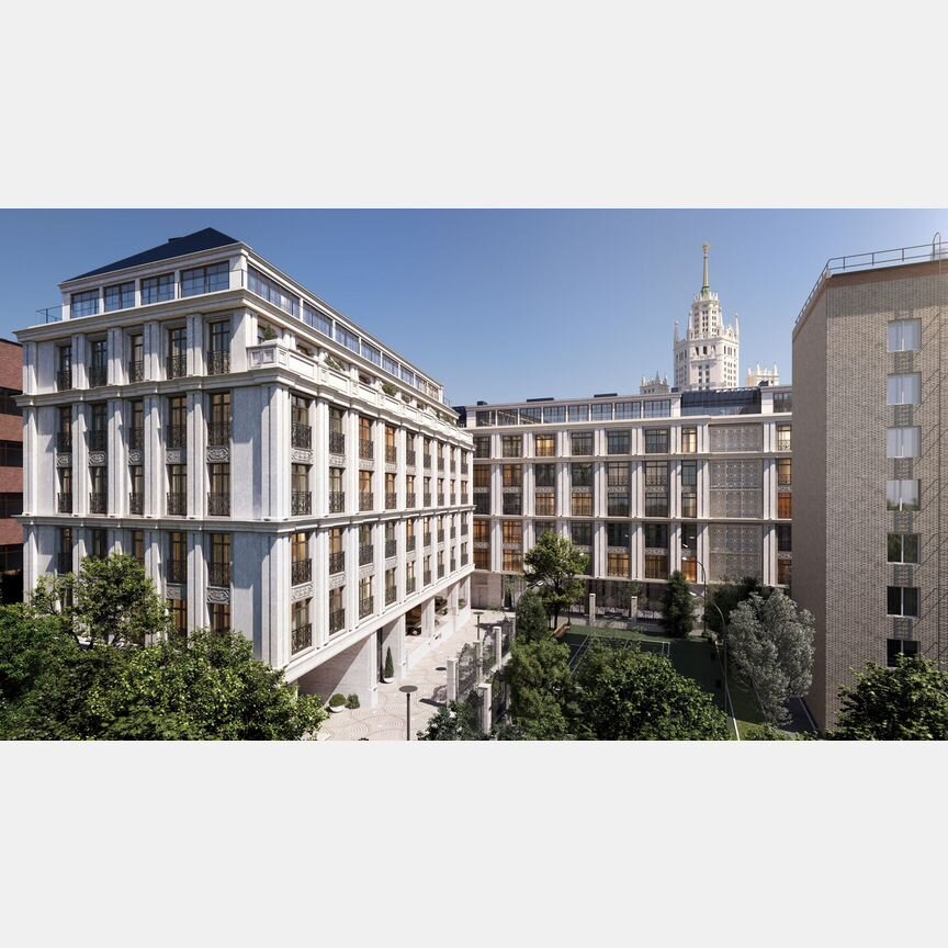 3-к. квартира, 134,4 м², 6/6 эт.