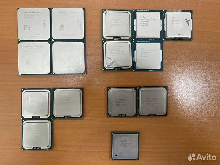 Простые процессоры Intel 775, 1150, 1155, AMD FM2+