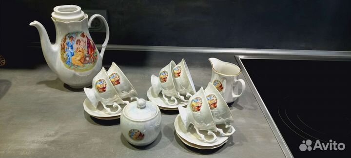 Сервиз кофейный фарфор leander