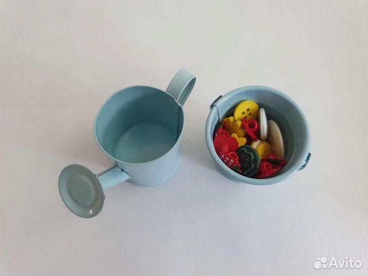 Лейка и ведерко декоративные и для игр