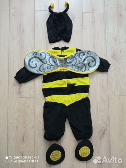 Новогодний костюм Пчелёнка/Пчёлки на 1-1,5 года