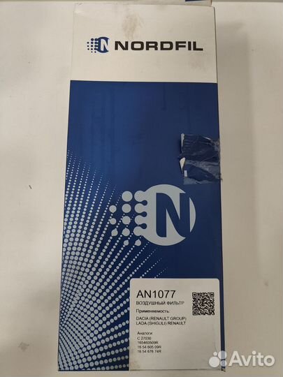 Фильтр воздушный nordfil