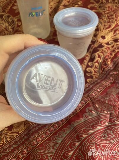 Бутылочки и емкость для молока avent, ниблер