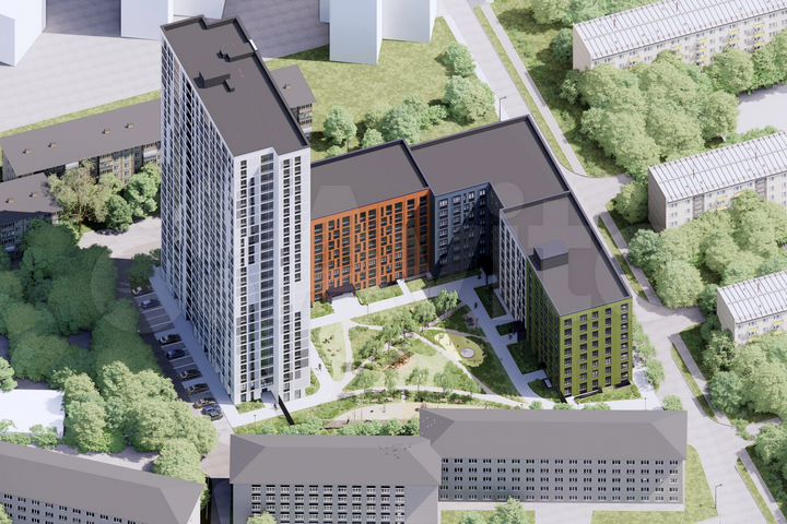 2-к. квартира, 39,7 м², 16/25 эт.