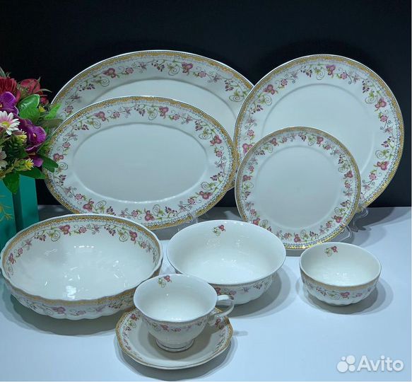 Чайно столовый сервиз на 6 персон