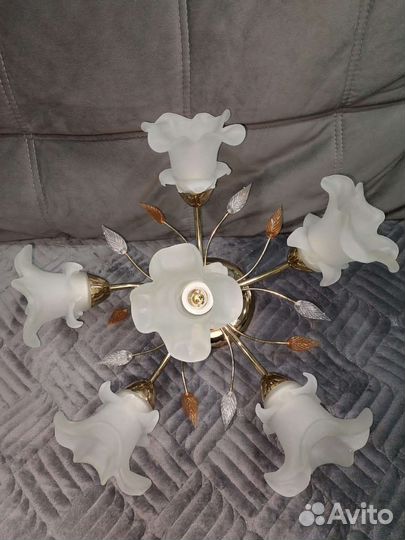 Люстра потолочная бу