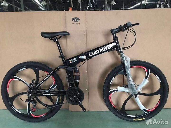 Крутой велосипед на литых дисках