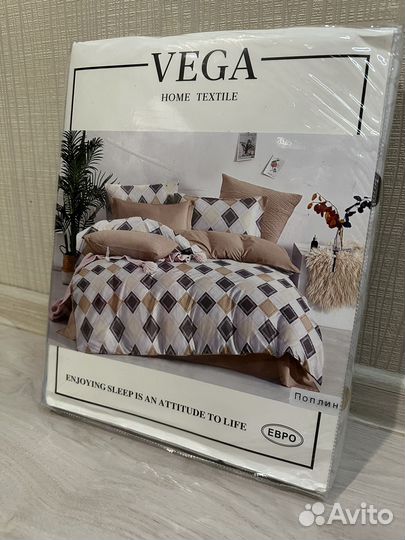 Белье постельное евро