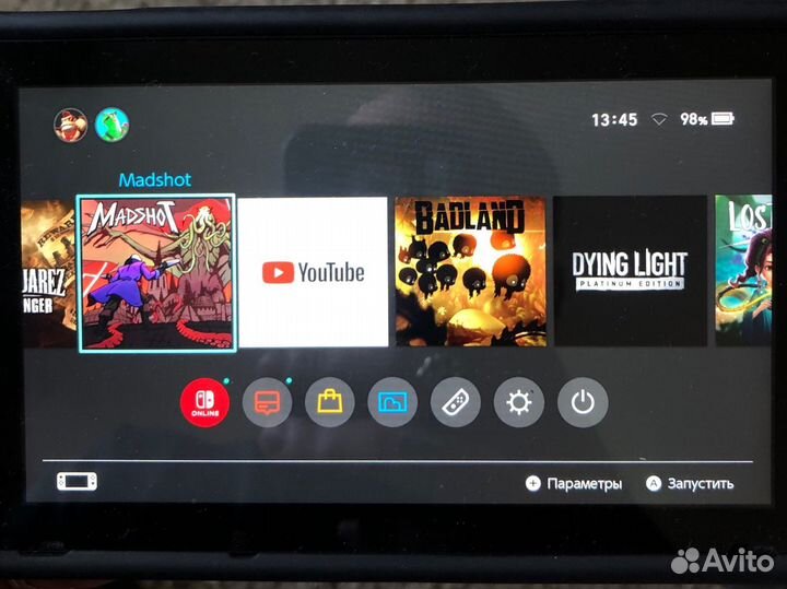 Nintendo switch rev 2 96gb