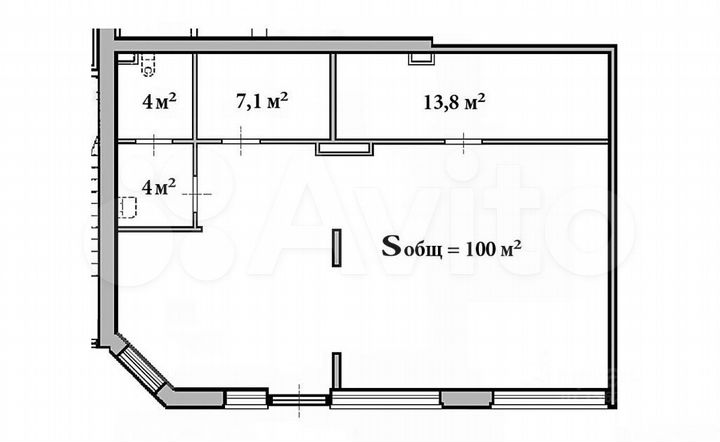 Торговая площадь, 95 м²
