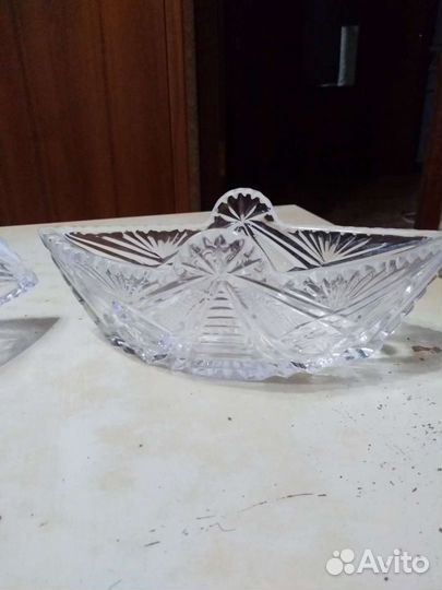 Ваза хрустальные