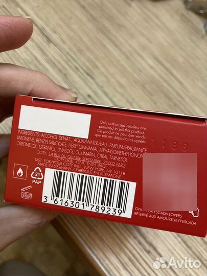 Escada Fairy love туалетная вода оригинал. Новая