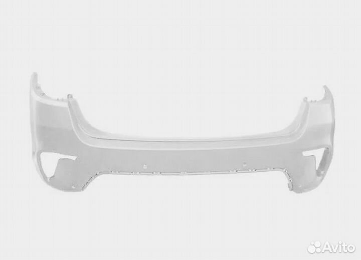 Бампер задний киа рио Kia Rio 4 с 2017 белый PGU