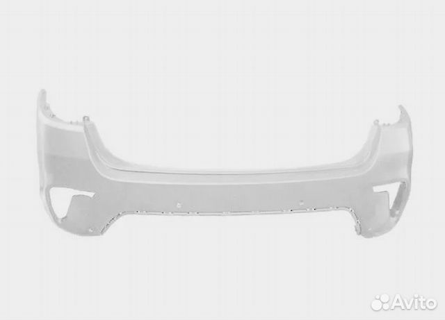 Бампер задний киа рио Kia Rio 4 с 2017 белый PGU