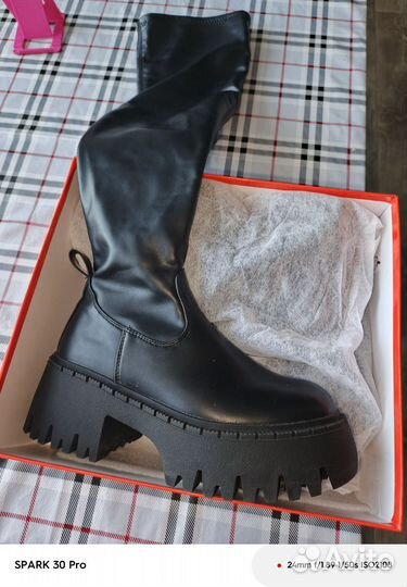 Сапоги чулки женские 36