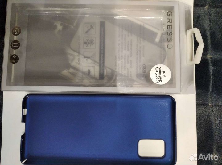 Чехол новый пластиковый для телефона Samsung A31