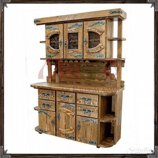 Мебель деревянная из состаренного дерева