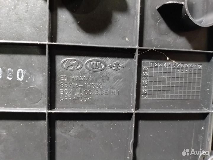 Ящик для инструментов правый (2007-2012) Kia Ceed