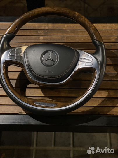 Руль на mercedes 222