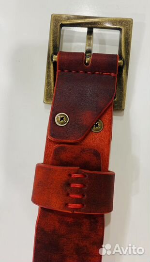 Ремень женский кожаный handmade