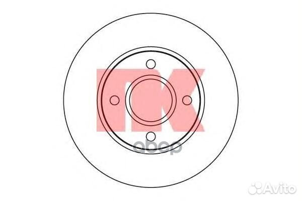 Диск тормозной 312549 Nk