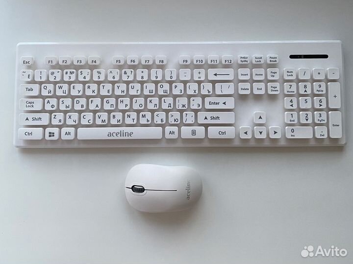 Беспроводная клавиатура и мышь aceline б/у