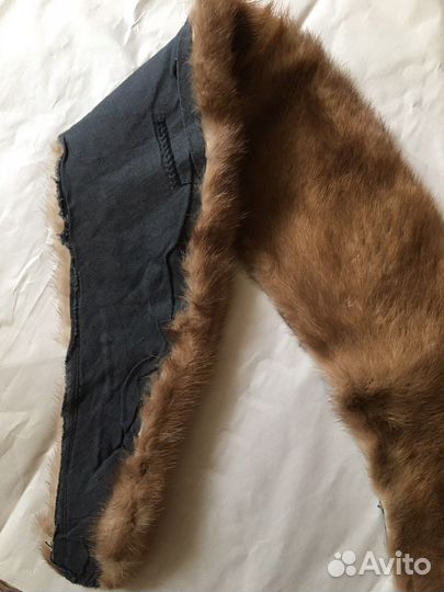 Воротник из норки