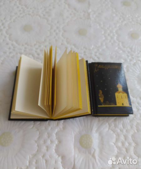 Мини блокноты лаковая миниатюра Палех времён СССР