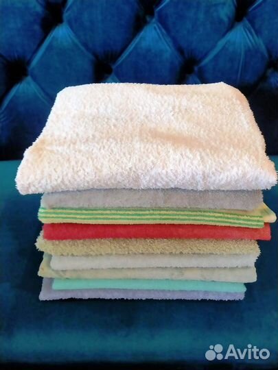 Полотенца банные махровые бу
