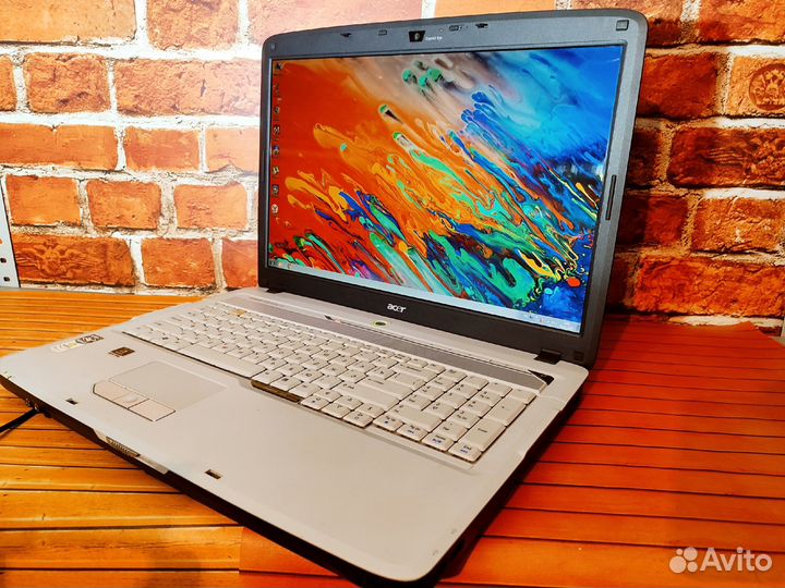 Acer Aspire 7520 -17 Дюймов \ 2 Ядра \ 2 Озу \ Nvi