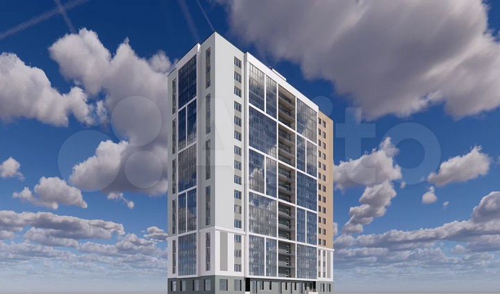 1-к. квартира, 26,1 м², 3/16 эт.