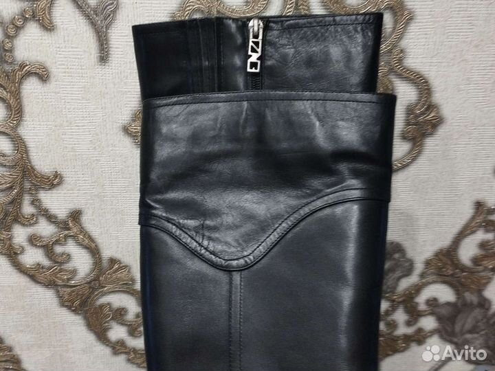 Сапоги женские кожаные