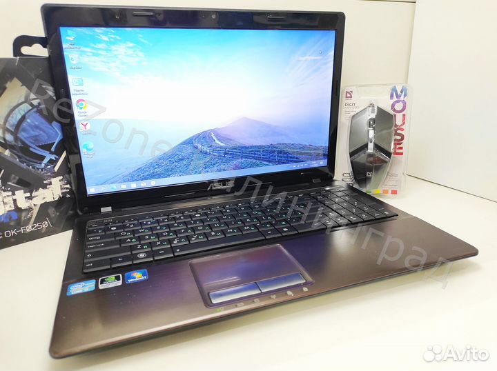 Мощный Asus, Core i7, 6GB, SSD, GeForce 1GB