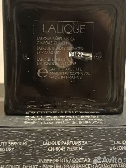 Lalique encre noire оригинал