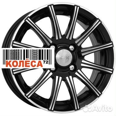 Кик Сиеста 6x15 4x100 ET40 Dia60.1 алмаз черный