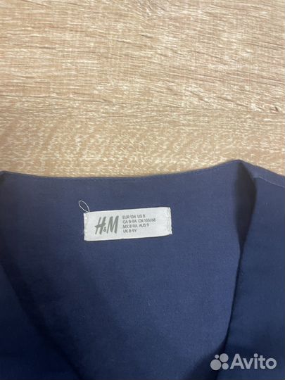 HM костюм пиджак жилетка брюки 134