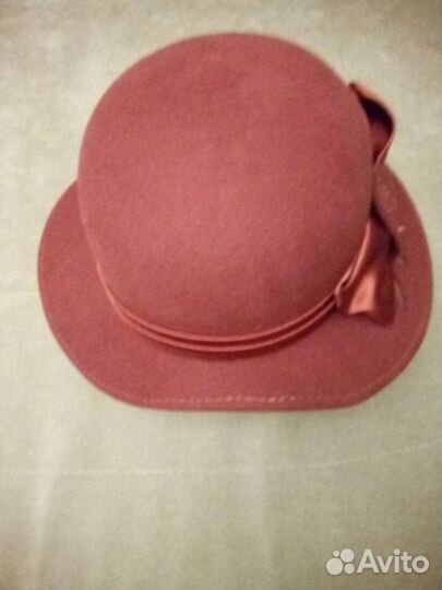 Шляпа женская фетровая