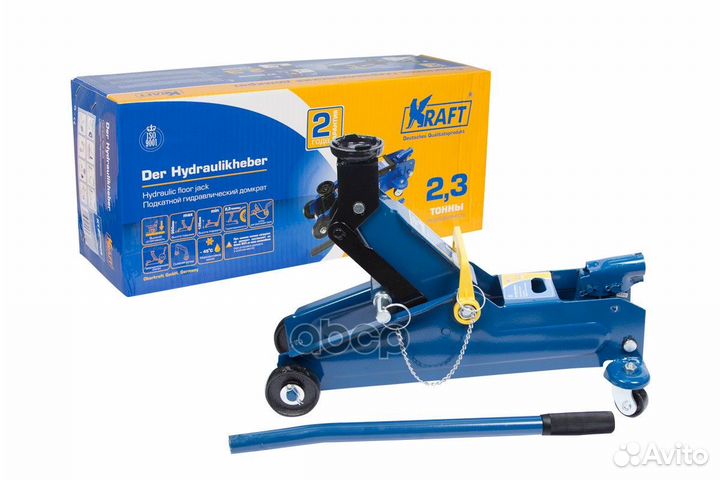 Домкрат подкатной KT 820008 Kraft