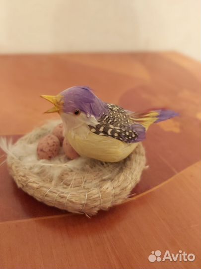 Птичье гнездо имитация декор