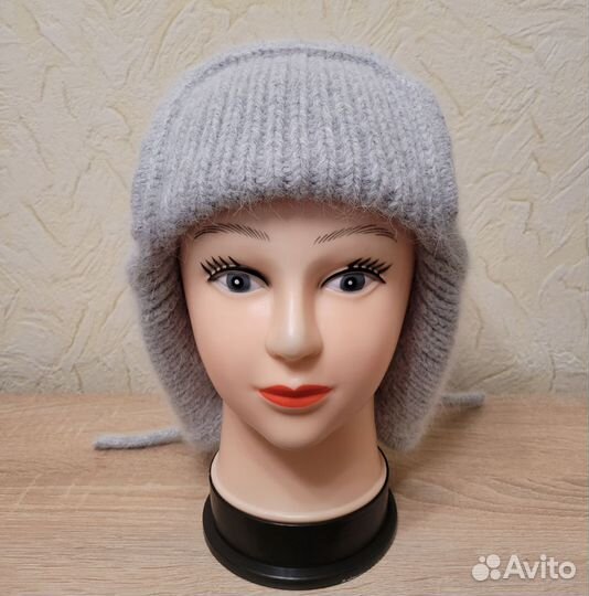 Шапка ушанка ручной работы