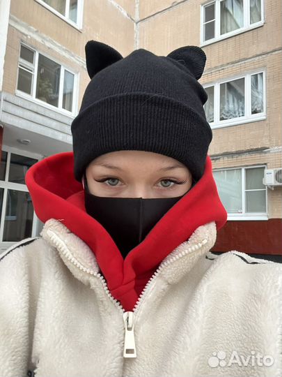 Шапка с ушками